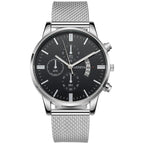 Mens Watch Fake Three - Subdial Six Hands Calendar Casual Fashionable Business Quartz - Oopsdadforgot.com
