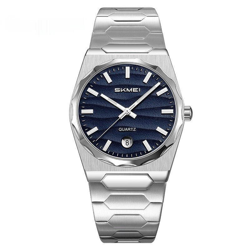 Mens Watch With A Steel Band Calendar Function - Oopsdadforgot.com