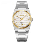Mens Watch With A Steel Band Calendar Function - Oopsdadforgot.com