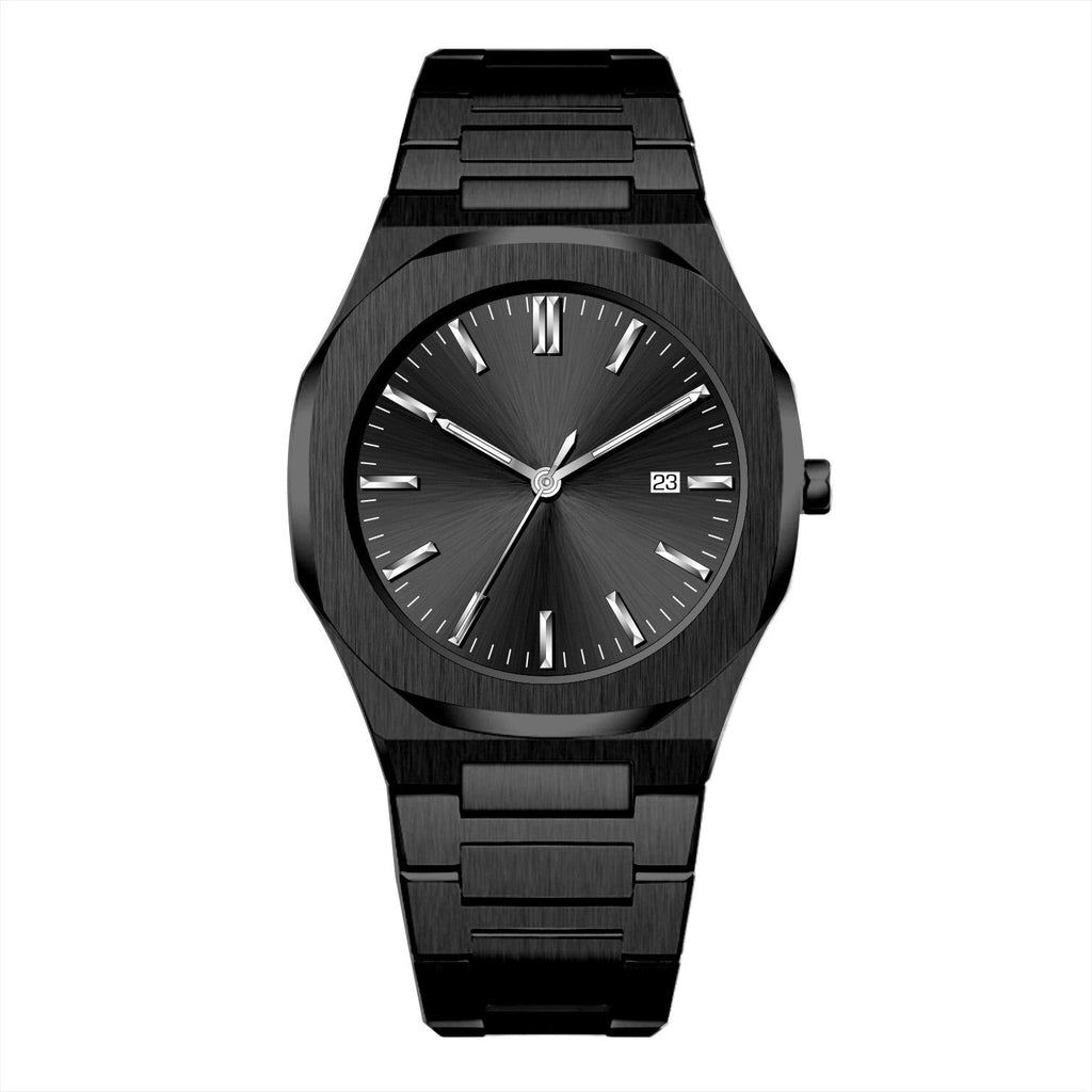 Mens Watch With Calendar Waterproof Quartz Wristwatch - Oopsdadforgot.com
