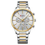 Mens Waterproof Business Round Six - Hand Calendar Watch - Oopsdadforgot.com