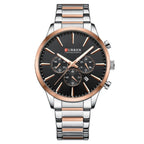 Mens Waterproof Business Round Six - Hand Calendar Watch - Oopsdadforgot.com