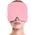 Migraine Relief Hat Cold Therapy Migraine Relief Products Comfortable Head Wrap Ice Pack Eye Mask For Puffy Eyes - Oopsdadforgot.com