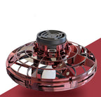 Mini Fingertip Gyro Interactive Decompression Toy Drone LED UFO Type Flying Helicopter Spinner Toy Kids - Oopsdadforgot.com