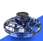 Mini Fingertip Gyro Interactive Decompression Toy Drone LED UFO Type Flying Helicopter Spinner Toy Kids - Oopsdadforgot.com