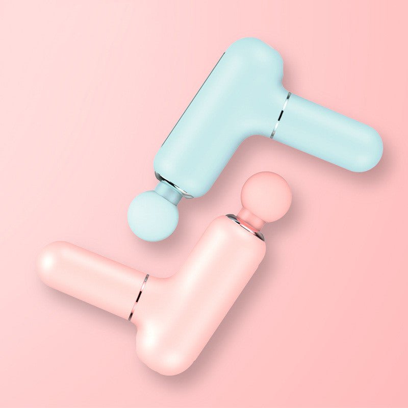 Mini USB Muscle Massage Gun Percussive Deep Tissue Massage Gun Girls Body Neck Pain Massager Fascia Gun - Oopsdadforgot.com