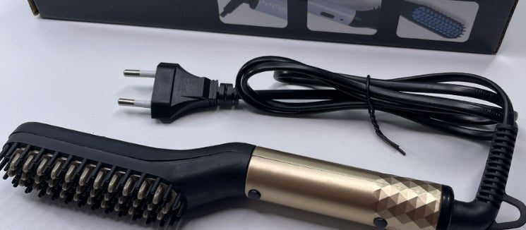 Multifunctional Hair Straightener Hair Comb Brush Men Beard Straightener Straightening - Oopsdadforgot.com
