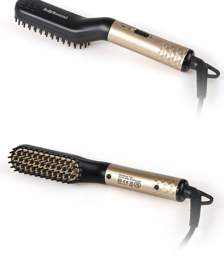 Multifunctional Hair Straightener Hair Comb Brush Men Beard Straightener Straightening - Oopsdadforgot.com