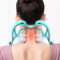 Multifunctional Manual Six - wheel Neck Massager Massage Relieve Roller Massage Tool - Oopsdadforgot.com