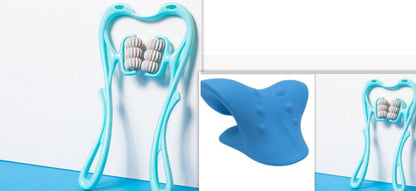 Multifunctional Manual Six - wheel Neck Massager Massage Relieve Roller Massage Tool - Oopsdadforgot.com