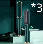New 2 In 1 Hair Straightener Hot Comb Negative Ion Curling Tong Dual - purpose Electric Hair Brush - Oopsdadforgot.com
