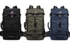 New double shoulder bag Oxford cloth bags male outdoor backpack large capacity baggage bag multifunction hiking bag - Oopsdadforgot.com