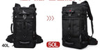 New double shoulder bag Oxford cloth bags male outdoor backpack large capacity baggage bag multifunction hiking bag - Oopsdadforgot.com