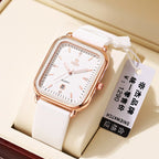 New Large Dial Square Silicone Unisex Couple Watch - Oopsdadforgot.com