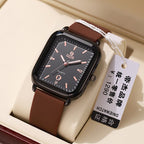 New Large Dial Square Silicone Unisex Couple Watch - Oopsdadforgot.com