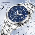 New Luminous Hands Alloy Mens Quartz Watch - Oopsdadforgot.com