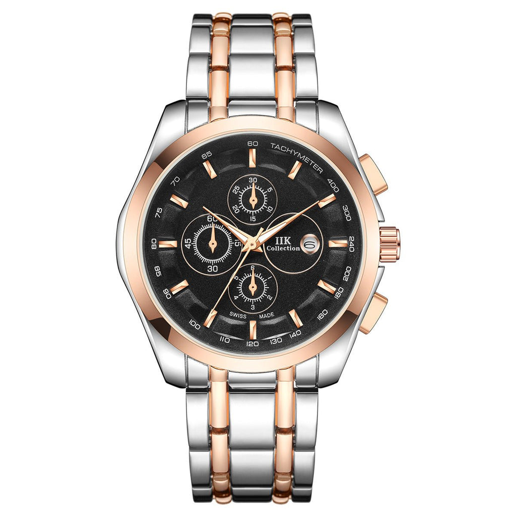 New Luminous Hands Alloy Mens Quartz Watch - Oopsdadforgot.com