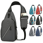 New Multifunctional Men's Shoulder Crossbody Bag Male Hard - Wearing Canvas Shoulder Messenger Bags Chest Bag - Oopsdadforgot.com