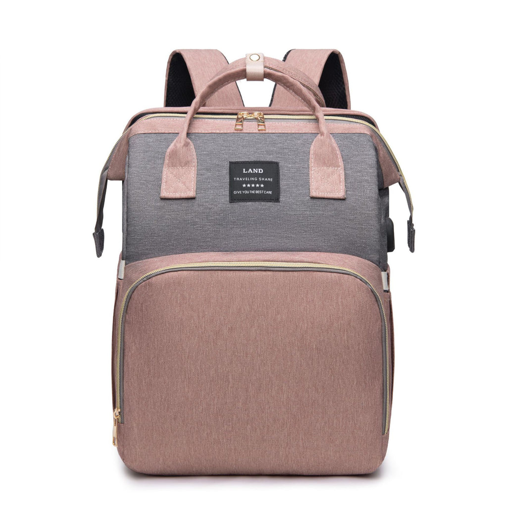 New Mummy Baby Crib Backpack Large Capacity Out Milk Insulated Bag Women - Oopsdadforgot.com