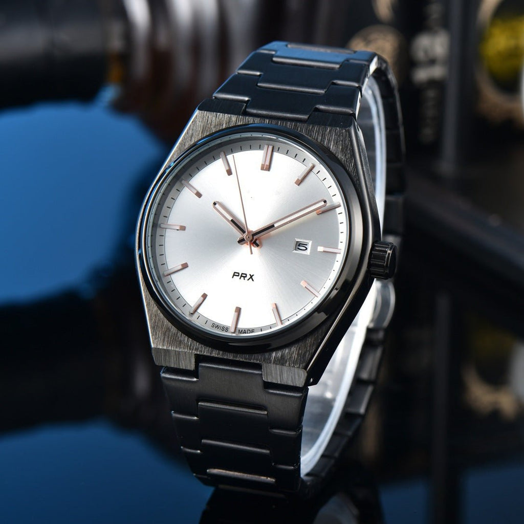 New Simple, Elegant, And Stylish Quartz Mens Watch With Steel Band - Oopsdadforgot.com