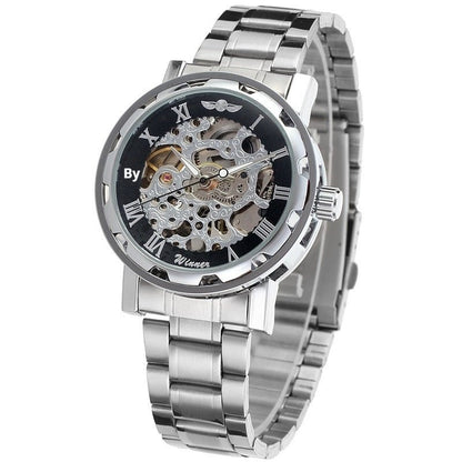 Openwork Gear Manual Mechanical Watch For Men - Oopsdadforgot.com