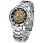 Openwork Gear Manual Mechanical Watch For Men - Oopsdadforgot.com