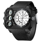 Outdoor Sports Waterproof Watch For Men Rugged Design With A Large Dial And Dual Display - Oopsdadforgot.com