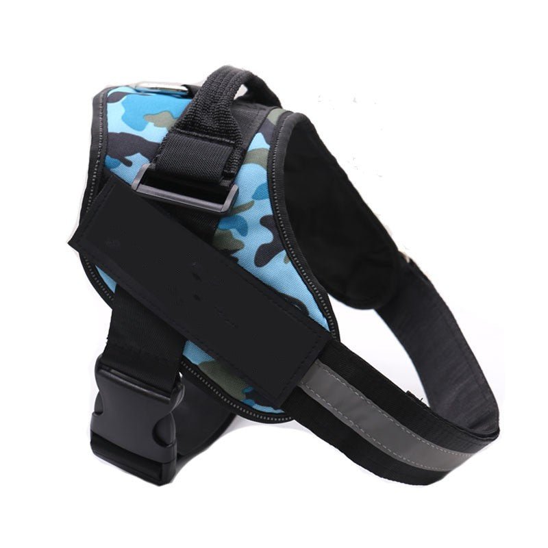Personalized Dog Harness NO PULL Reflective Breathable Adjustable Pet Harness Vest For Small Large Dog Custom Patch Pet Supplies - Oopsdadforgot.com