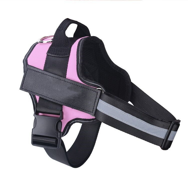Personalized Dog Harness NO PULL Reflective Breathable Adjustable Pet Harness Vest For Small Large Dog Custom Patch Pet Supplies - Oopsdadforgot.com
