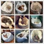 Pet Dog Bed Warming Soft Sleeping Bag Cushion Puppy Kennel - Oopsdadforgot.com