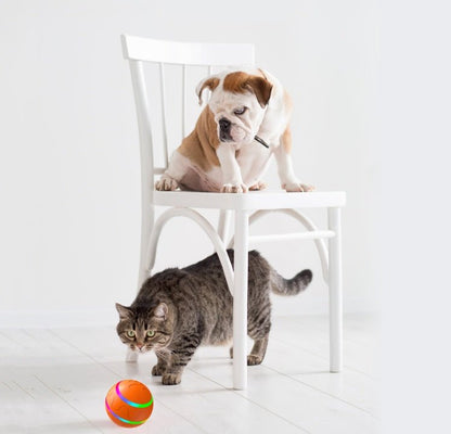 Pet New Cat Wicked Ball Toy Intelligent Ball USB Cat Toys Self Rotating Ball Automatic Rotation Ball - Oopsdadforgot.com