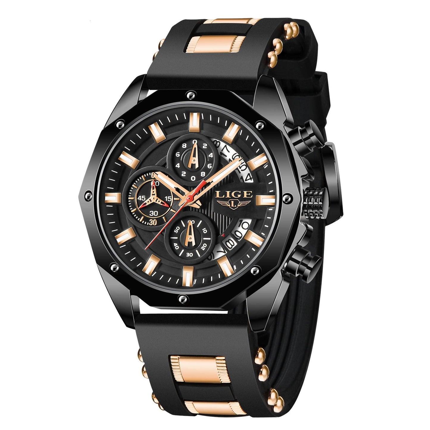 Premium Men's Luxury Silicone Sport Watch - Luxury & Style Combined - Oopsdadforgot.com