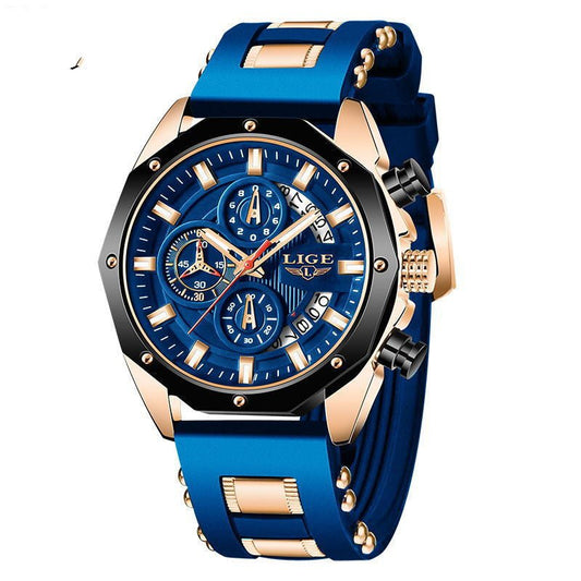 Premium Men's Luxury Silicone Sport Watch - Luxury & Style Combined - Oopsdadforgot.com