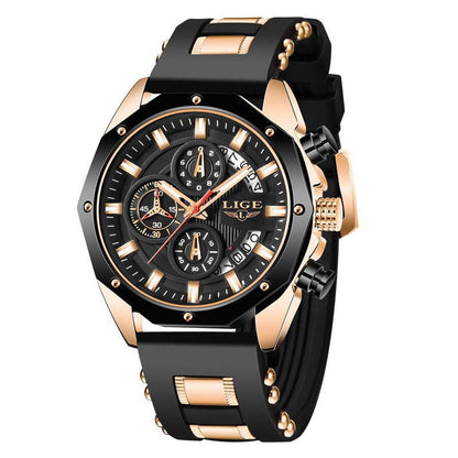 Premium Men's Luxury Silicone Sport Watch - Luxury & Style Combined - Oopsdadforgot.com