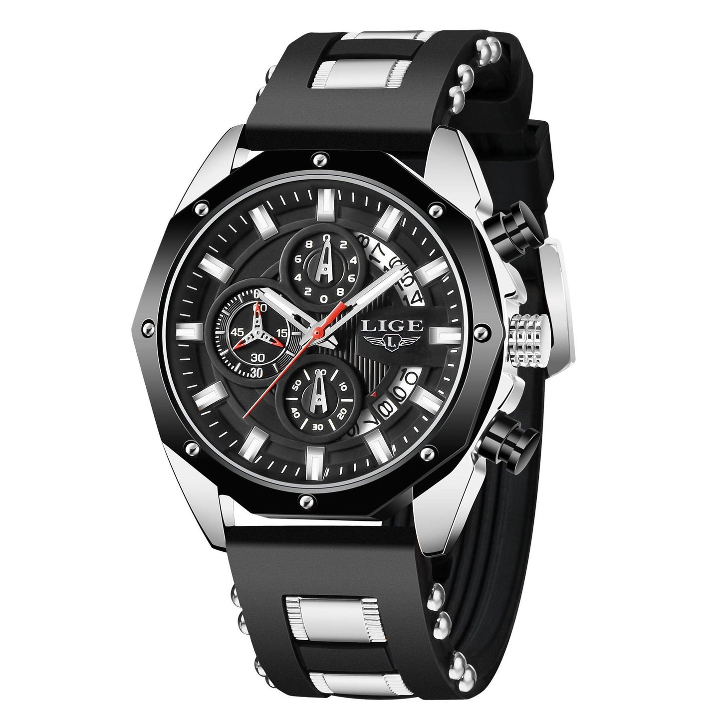Premium Men's Luxury Silicone Sport Watch - Luxury & Style Combined - Oopsdadforgot.com