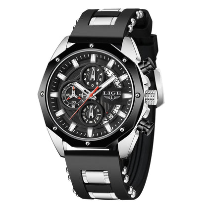 Premium Men's Luxury Silicone Sport Watch - Luxury & Style Combined - Oopsdadforgot.com