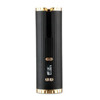 Rechargeable Automatic Hair Curler Women Portable Hair Curling Iron LCD Display Ceramic Curly Rotating Curling Wave Styer - Oopsdadforgot.com