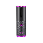 Rechargeable Automatic Hair Curler Women Portable Hair Curling Iron LCD Display Ceramic Curly Rotating Curling Wave Styer - Oopsdadforgot.com
