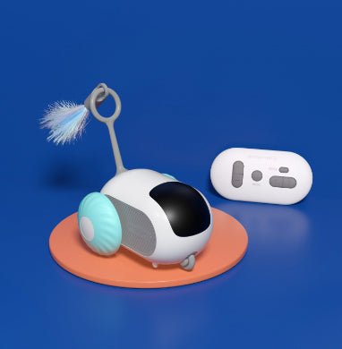 Remote Control Interactive Cat Car Toy USB Charging Chasing Automatic Self - moving Remote Smart Control Car Interactive Cat Toy Pet Products - Oopsdadforgot.com