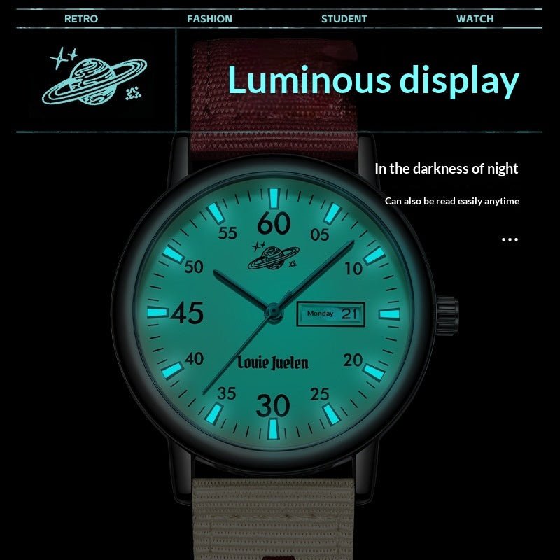 Retro Personalized Student Quartz Watch - Oopsdadforgot.com