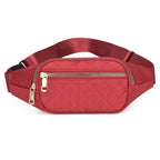 Rhombus Fanny Packs For Women Crossbody Waist Bags For Sports Hiking Cycling Running - Oopsdadforgot.com