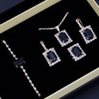 Roman Pattern Diamond - embedded Women's Watch Jewelry Gift Set Bracelet Watch Women's Light Luxury Full Diamond Good - looking - Oopsdadforgot.com