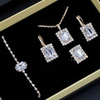 Roman Pattern Diamond - embedded Women's Watch Jewelry Gift Set Bracelet Watch Women's Light Luxury Full Diamond Good - looking - Oopsdadforgot.com