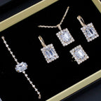 Roman Pattern Diamond - embedded Women's Watch Jewelry Gift Set Bracelet Watch Women's Light Luxury Full Diamond Good - looking - Oopsdadforgot.com