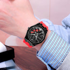 Rotating Watch Mens Wheel Hub Rotating Quartz Watch - Oopsdadforgot.com