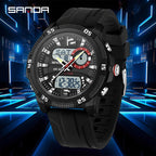 SANDA Mens Electronic Watch Youth Alarm Clock Luminous Sporty - Oopsdadforgot.com