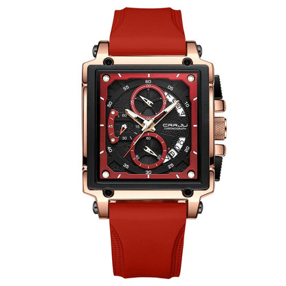 Simple Business Tape Mens Calendar Watch - Oopsdadforgot.com