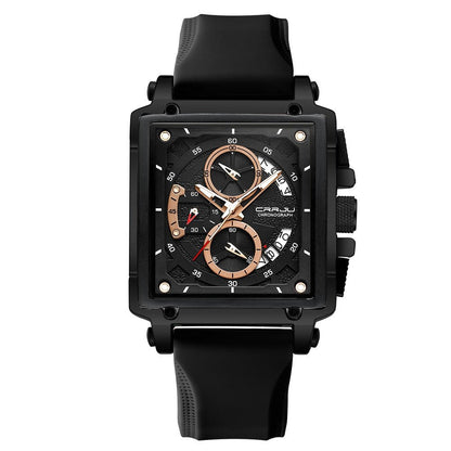 Simple Business Tape Mens Calendar Watch - Oopsdadforgot.com