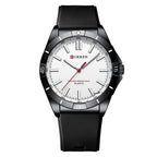 Simple Unisex Round Silicone - band Couples Watch Waterproof - Oopsdadforgot.com