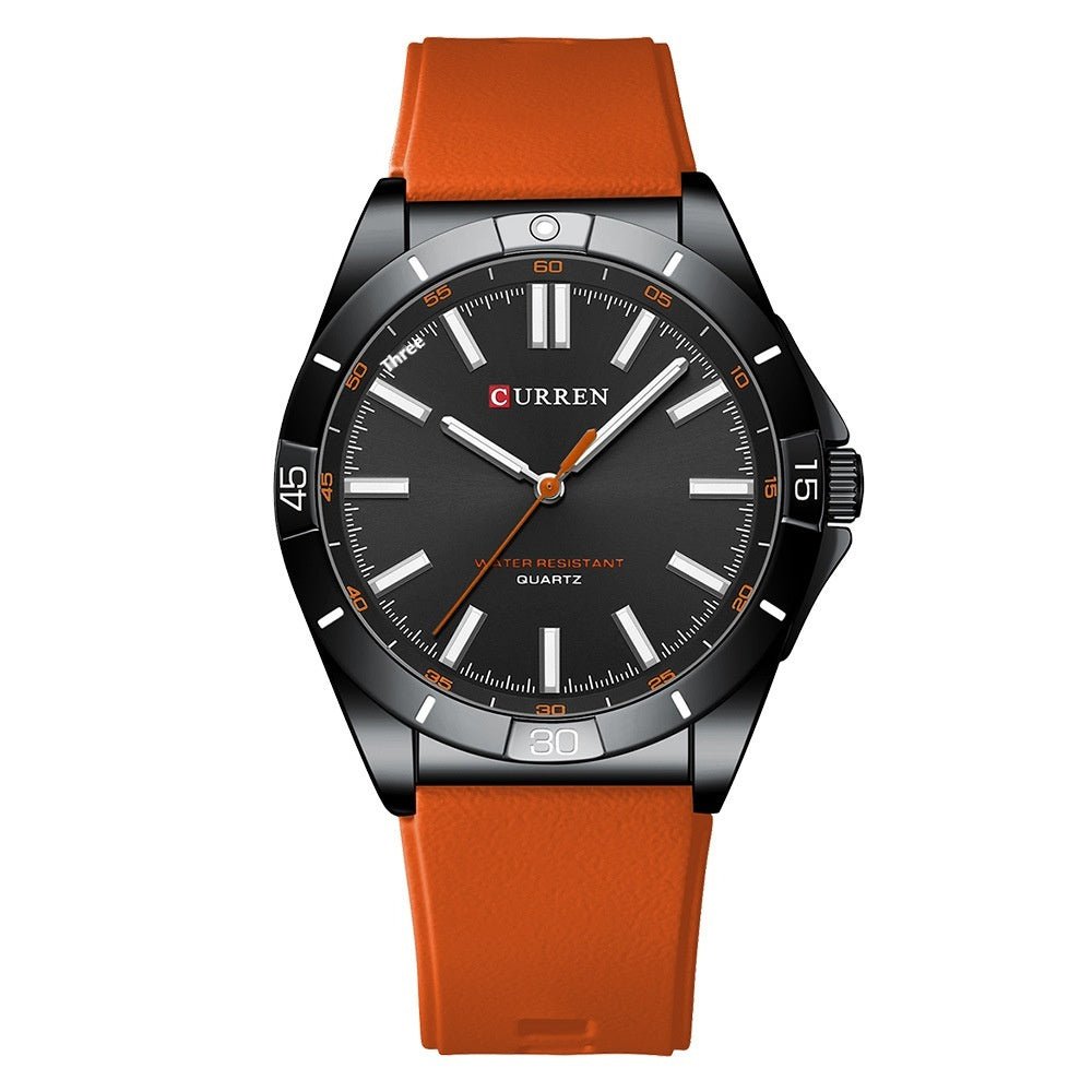 Simple Unisex Round Silicone - band Couples Watch Waterproof - Oopsdadforgot.com